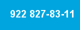 922 827-83-11